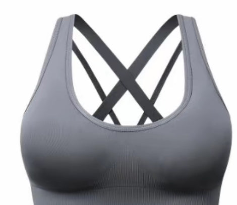 Cross back bra