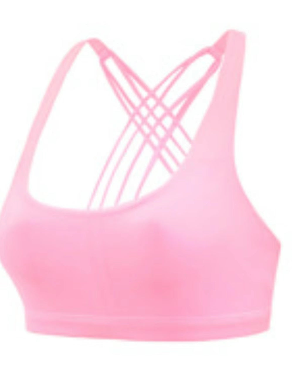 Cross back bra