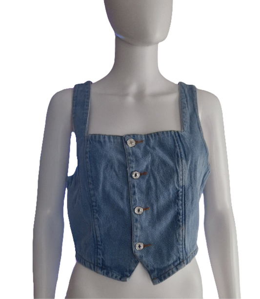 Denim vest