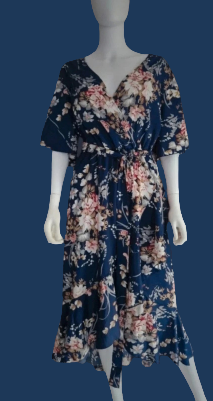 Floral print dress