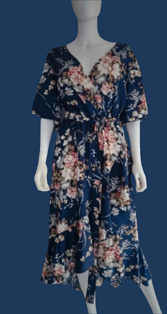 Floral print dress