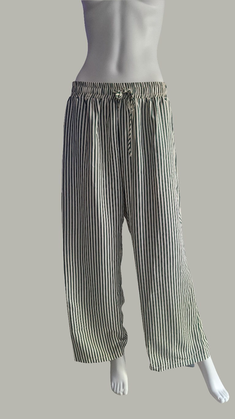 Striped trousers