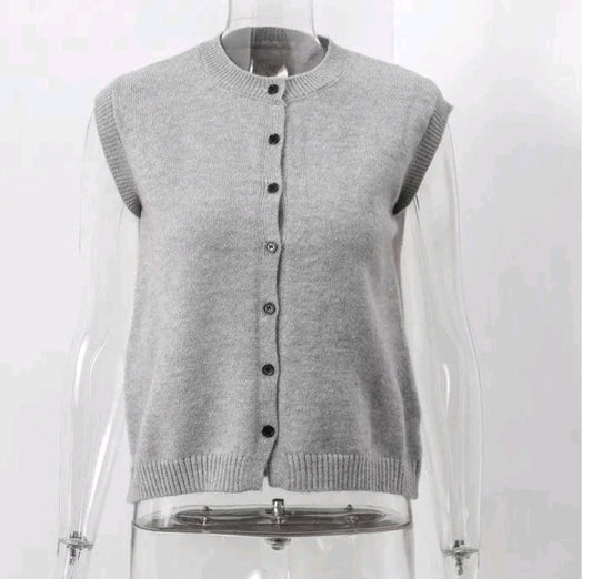 Knit cardigan